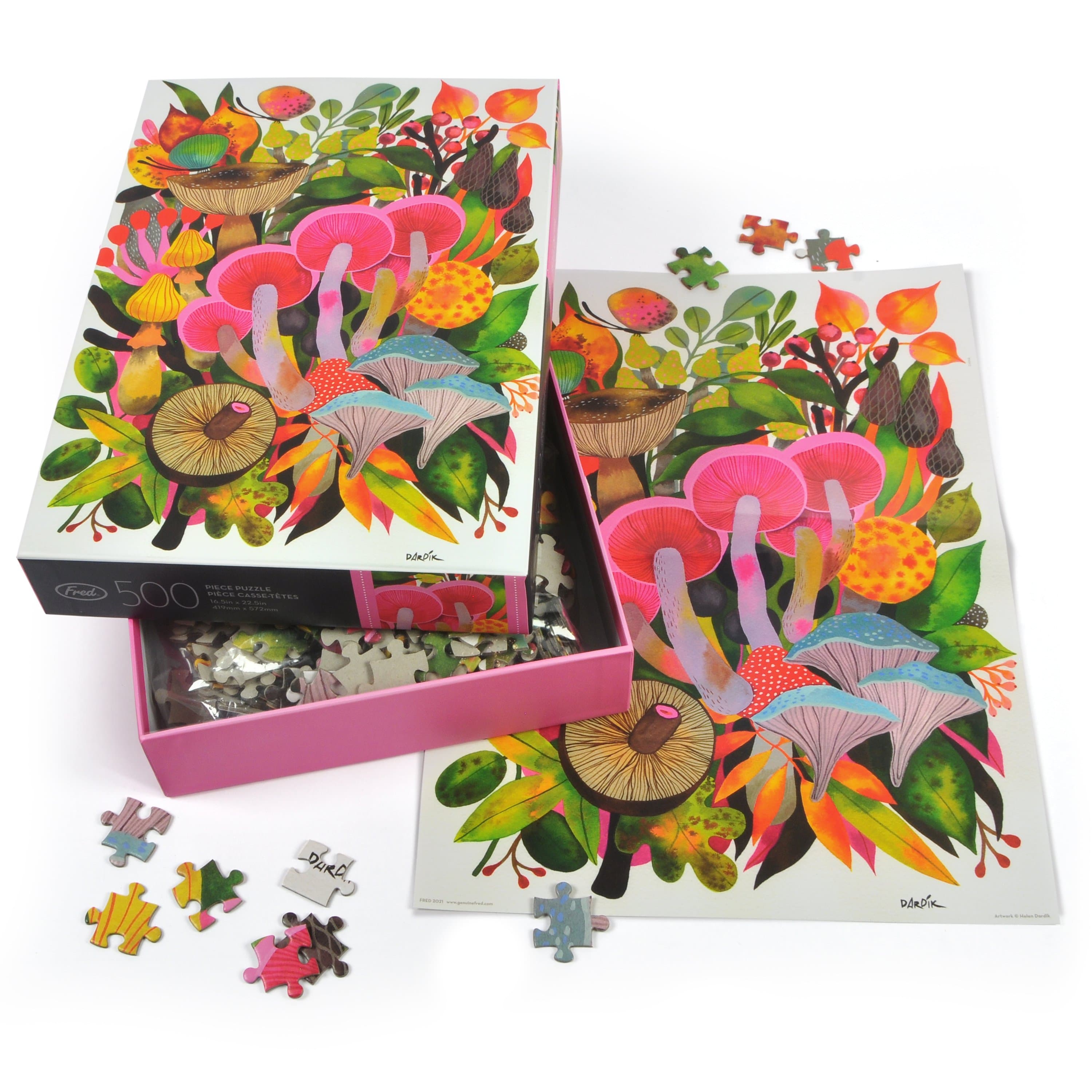 500 PIECE PUZZLE: MUSHROOM TOOMUCHERY