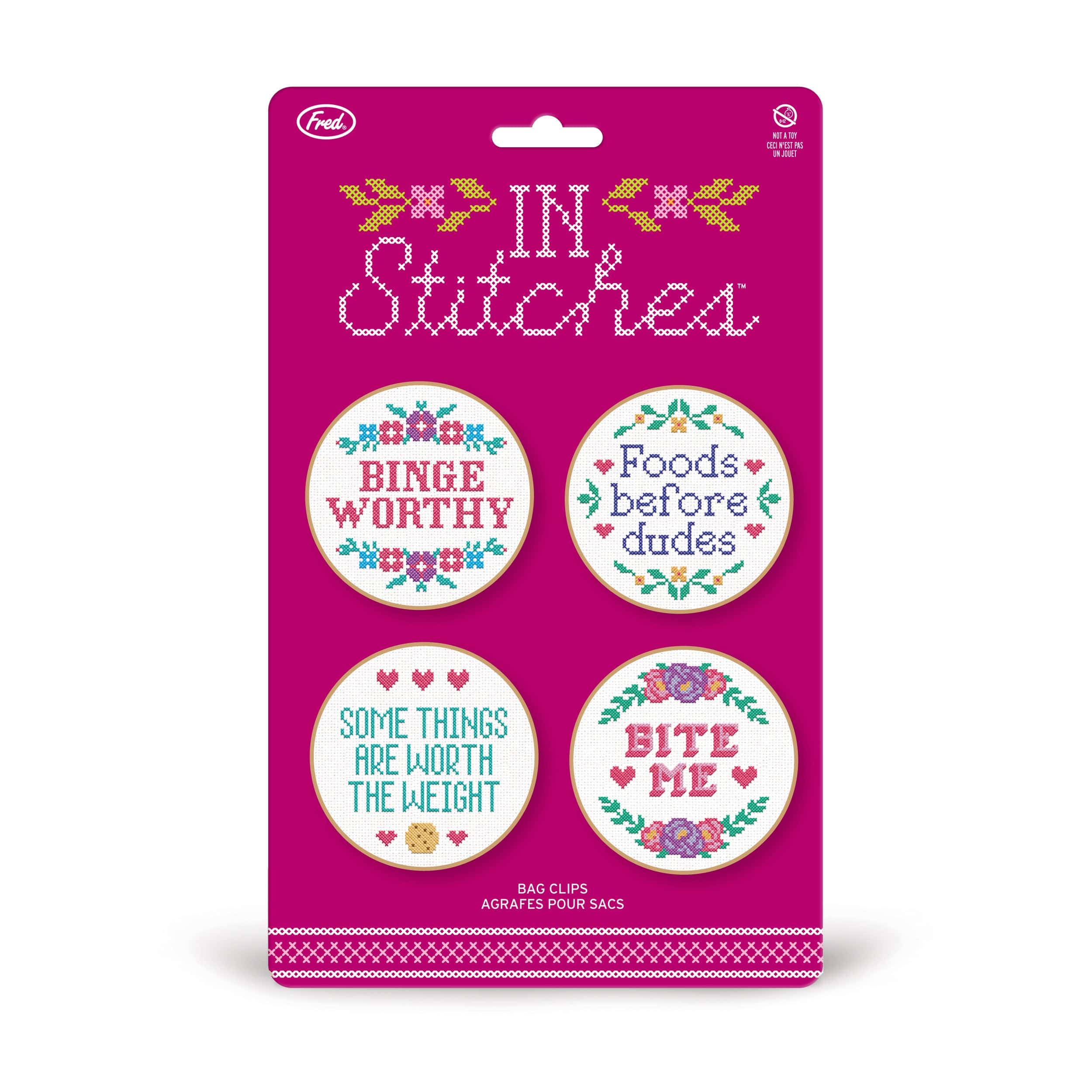 IN STITCHES BAG CLIPS